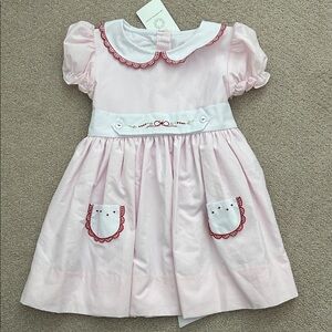 NWT Proper Peony pink Odette Placard dress